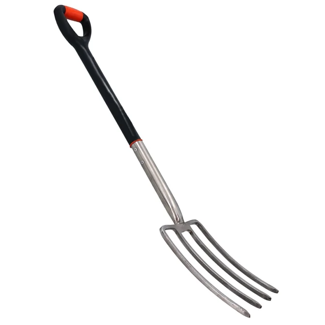 Stainless Steel Garden Digging Fork Planting Landscaping Gardening Lawn